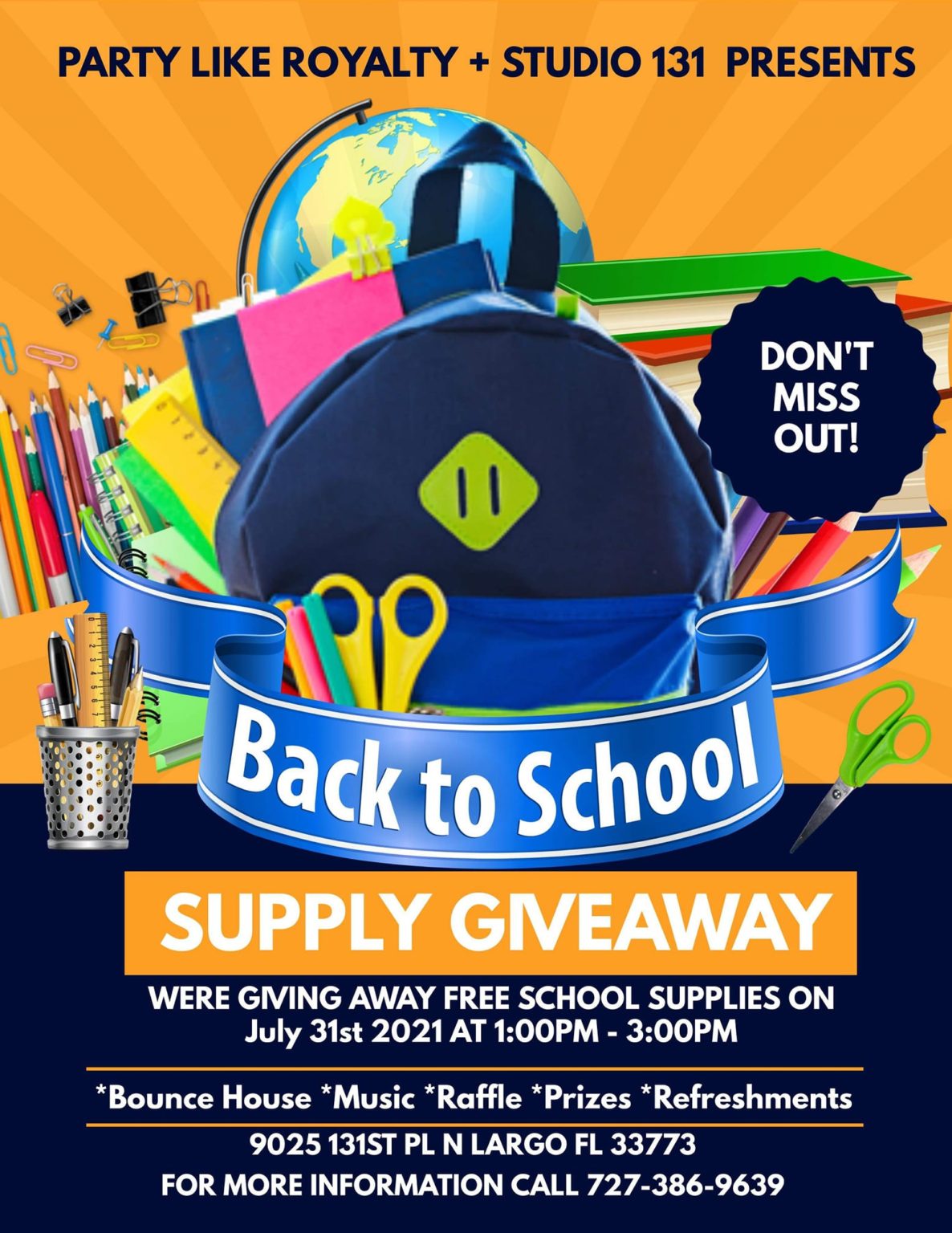 Back to School Supply Giveaway Party Power Broker Magazine