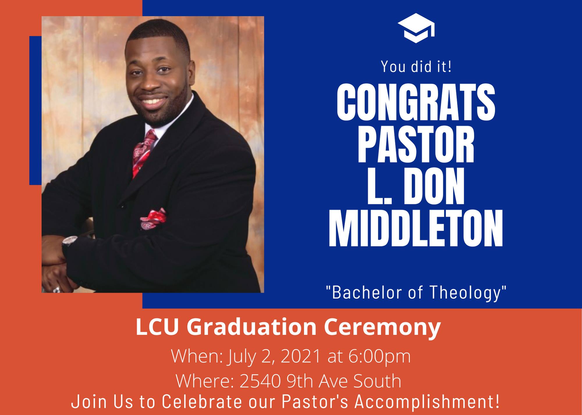 You’re Invited to The LCU Graduation Ceremony Power Broker Magazine