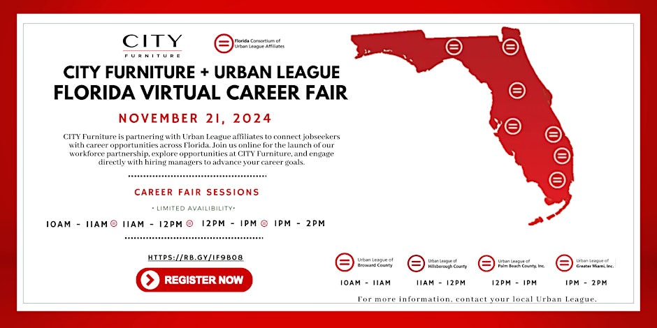 Statewide Job Fair | CITY Furniture + Urban League