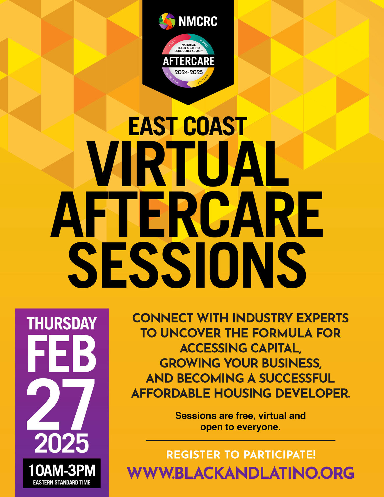 Regional Virtual Aftercare Sessions