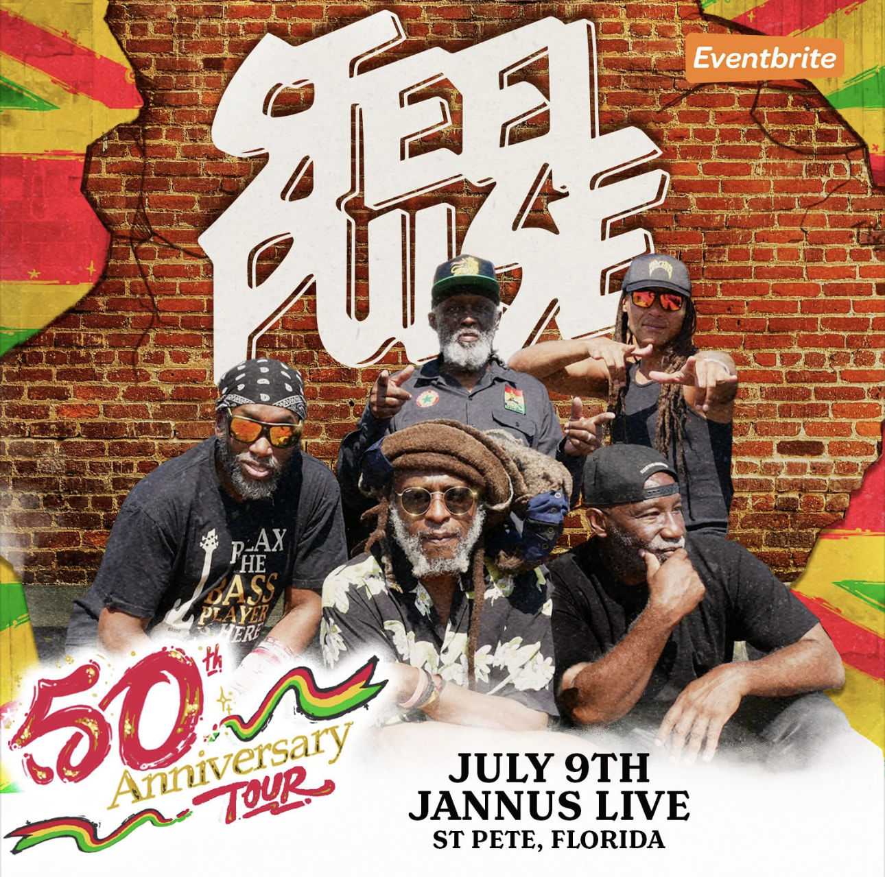 Steel Pulse '50th Anniversary Tour' - St Pete