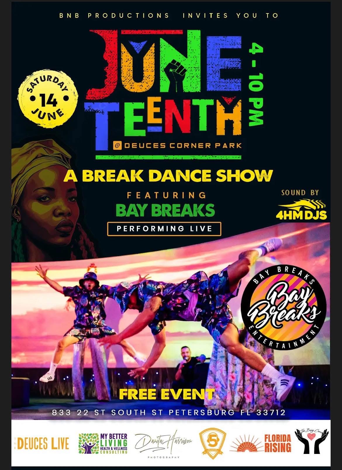 Deuces Corner Juneteenth Break Dance Show