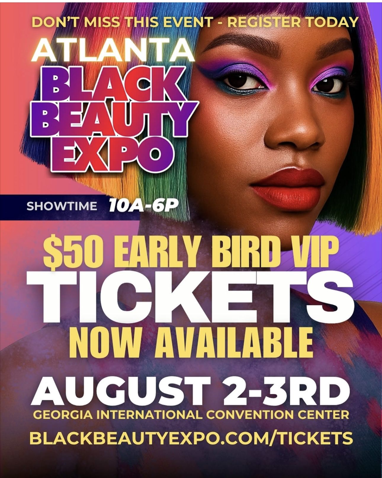Aug. 2-3rd ATLANTA BLACK BEAUTY EXPO 2-Day Event