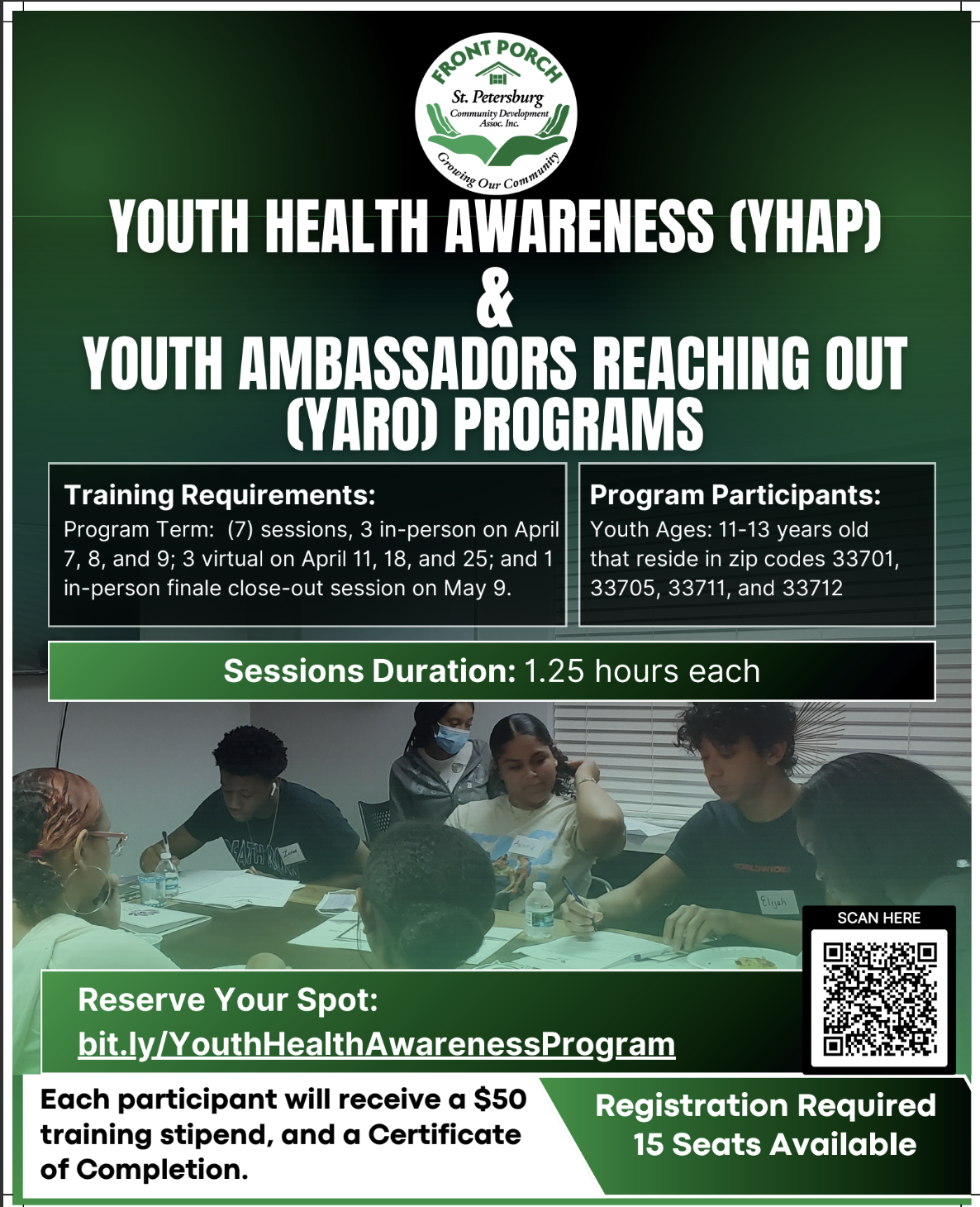 Youth Health Awareness (YHAP) & Youth Ambassadors Reaching Out (YARO) Programs