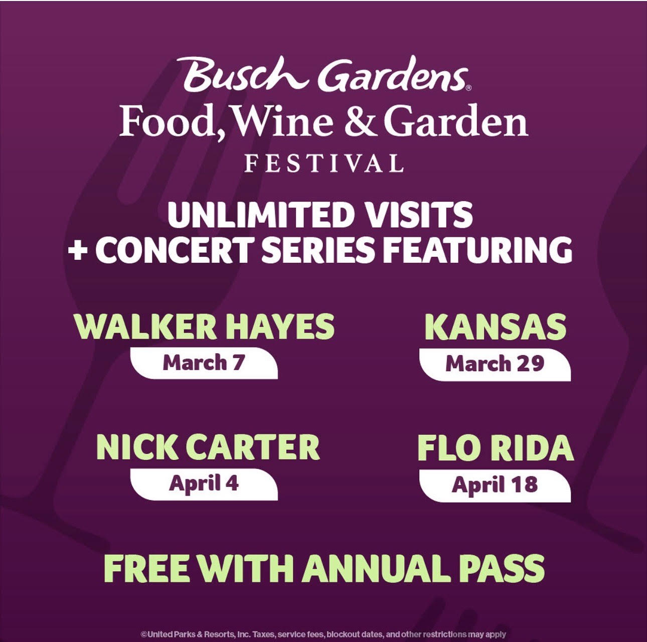 Busch Garden: Food, Wine & Garden Festival