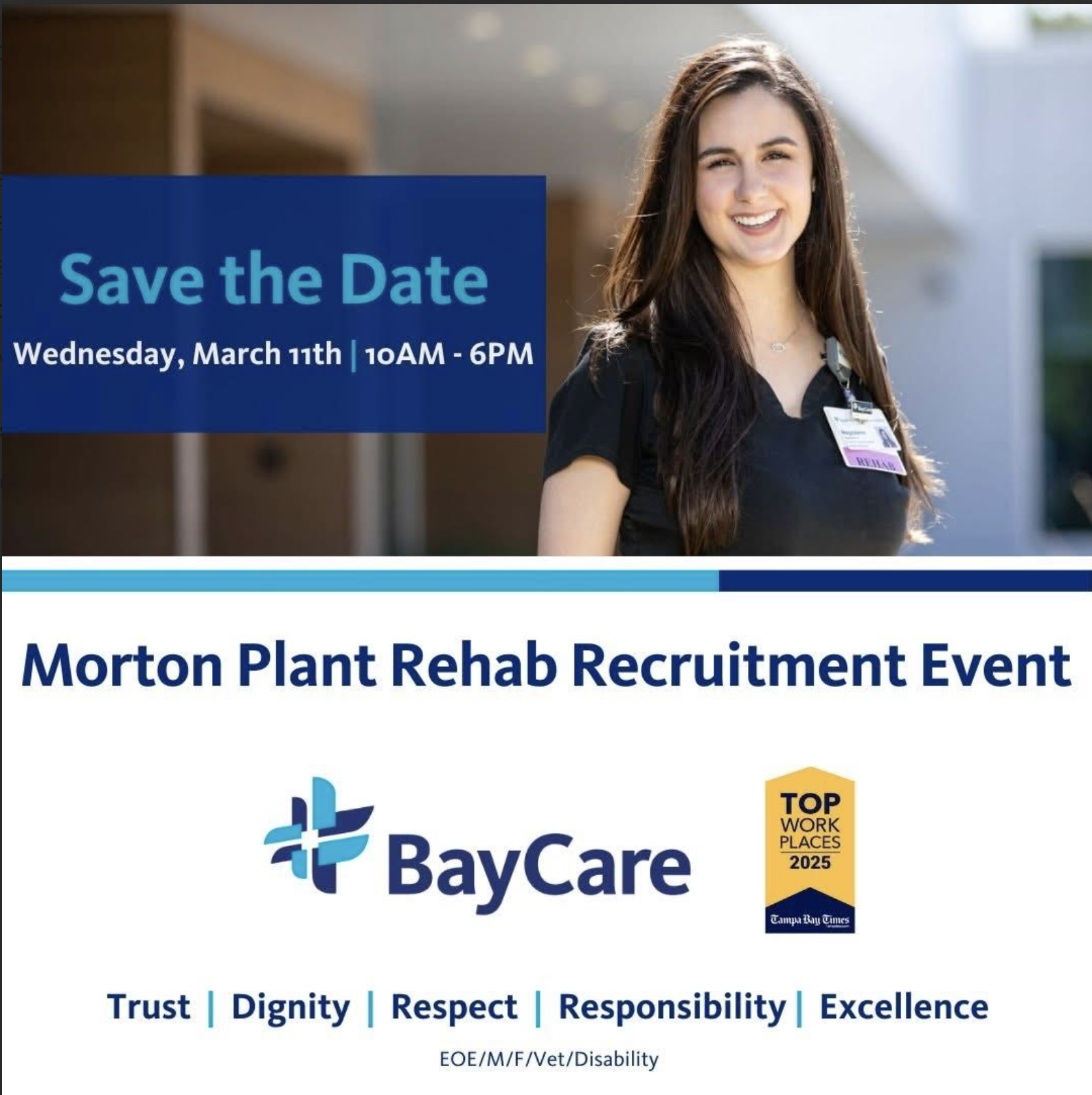 Morton Plant Rehab Recruitment Event