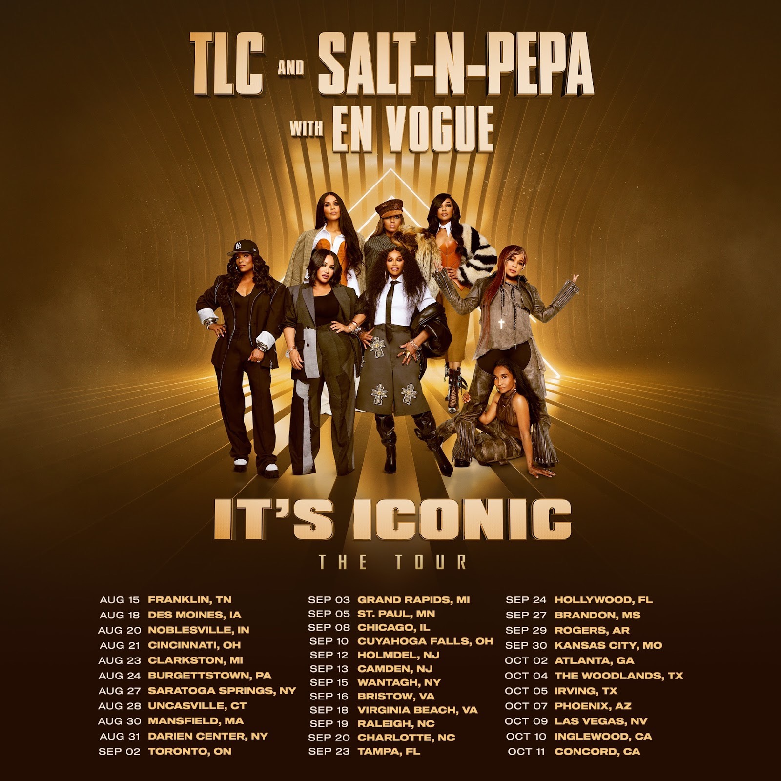 It's Iconic The Tour: TLC and Salt-N-Pepper with En Vogue