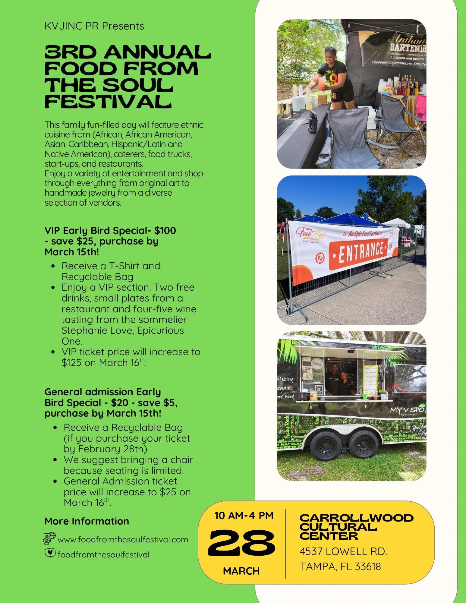 3rd Annual Food From the Soul Festival