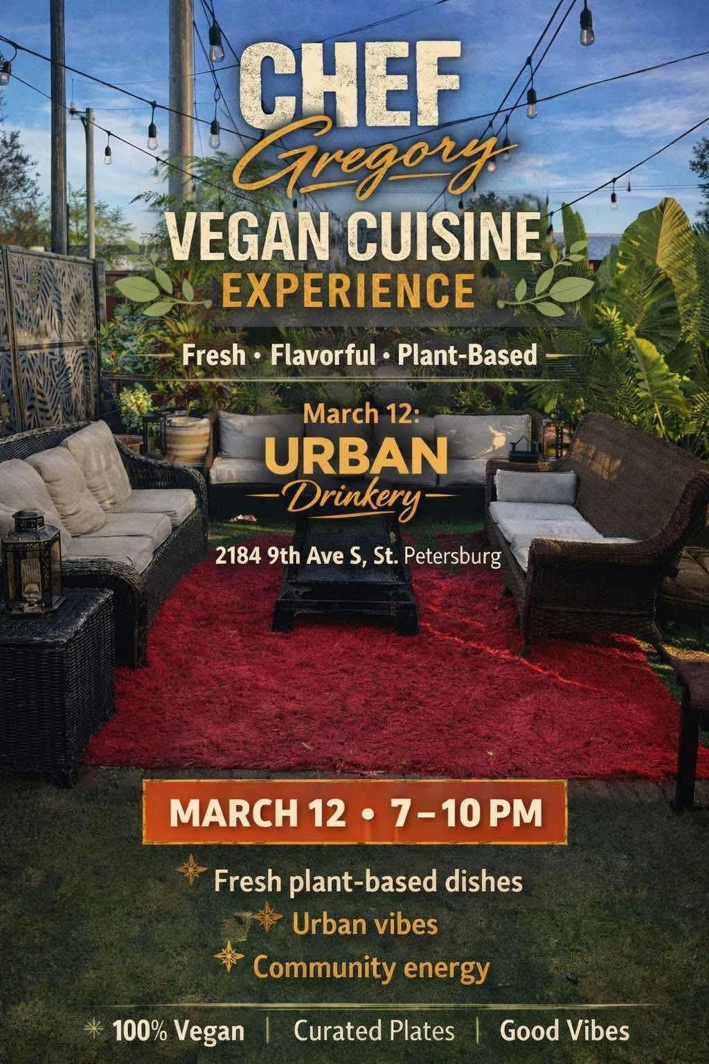 Chef Gregory Vegan Cuisine Experience
