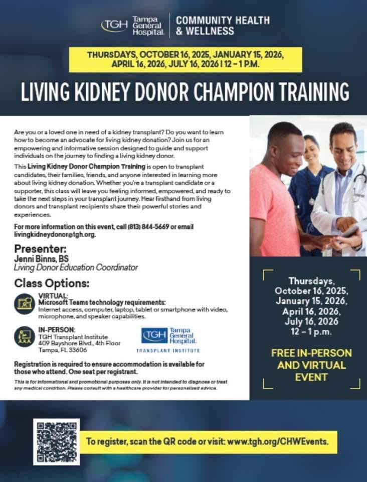 Living Kidney Donor Champion Training