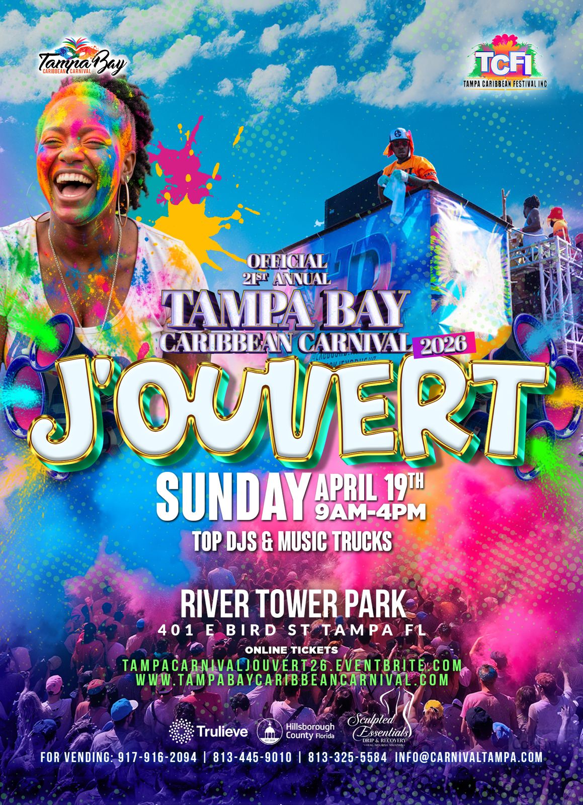 Official 21st Annual Tampa Caribbean Carnival J'ouvert